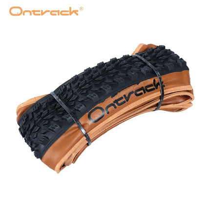 ONTRACK FOLDED TIRE MTB 26/27.5/29X2.10 CUTLASS 30TPI  BROWN WALL SKIN