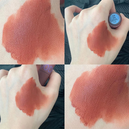 Pigeon Blood Red Matte Lipstick Waterproof and Lasting Blue Gothic Lip Gloss Sexy Punk Black Lip Tint Dark Lip Cream Makeup