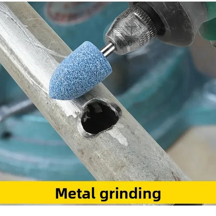 Small grinding wheel grinding head Blue corundum 3mm metal rust removal polishing electric grinding head