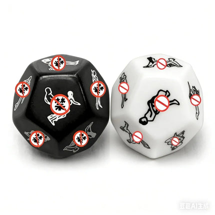 12-Position Erotic Sex Dice for Gay Couples - Romance Humour Party Game, Adult Gambling Craps Sex Toy Gift  Sex Toys for Couples
