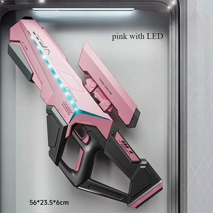 Upgrade Electric LED Water Gun Toy Automatic Continuous Shooting Water Pistol Spayer Blaster Pool Outdoor Toys for Kids Adult