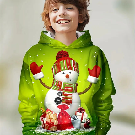 Child Sweatshirt Boys' Fashion Motocross Racing 3D Printed Casual Hoodie Long Sleeve Polyester Sport Tops Pullover Kids Clothes