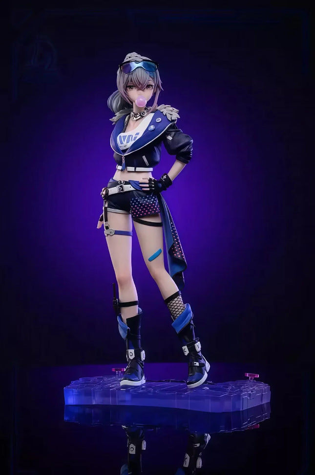 Honkai: Star Rail Figure Silver Wolf Anime Figure Blow Bubbles Silver Wolf Figurine Model Statue Doll Collection Game Toys Gift