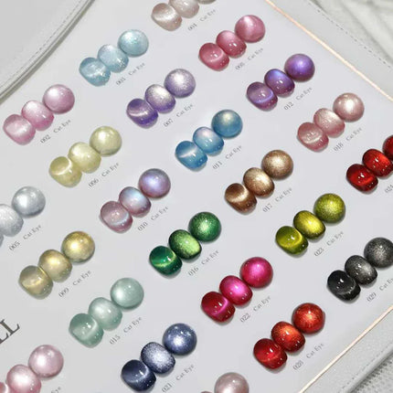 New Cat Eye Gel Nail Polish Collection Set With Free Display UV LED Gel Polish 9D Magnet Cat's Eye Magenetic Gel 30pcs/set 15ml