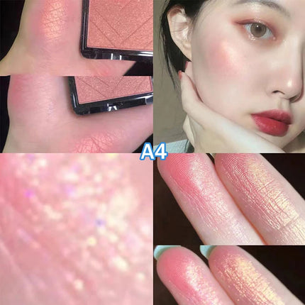 [MP]Girl Blush Peach Makeup Blusher Palette Cheek Nude Brown Contour Blush Cosmetics Korean Natural Rouge Cheek 6 Colors