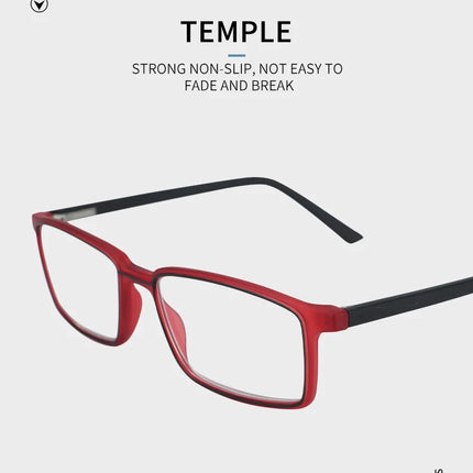 ZENOTTIC Fashion Rectangle Prescription Glasses Men Myopia Eyewear Fashion Women Hyperopia/Progressive Optical Eyeglasses