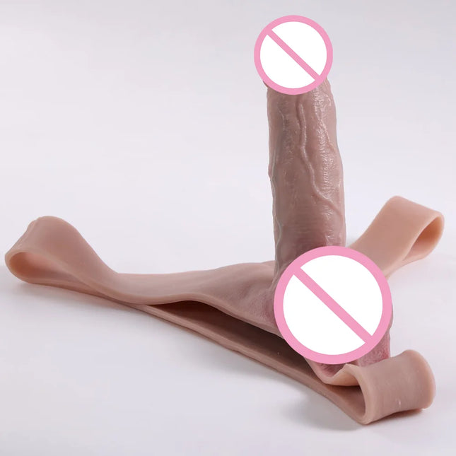 Wearable Realistic Dildo Pants for Women G-spot Penis Harness Belt Erotic Dildos Strap on Panties Adult Sex Toys for Lesbian