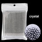100pcs crystal black
