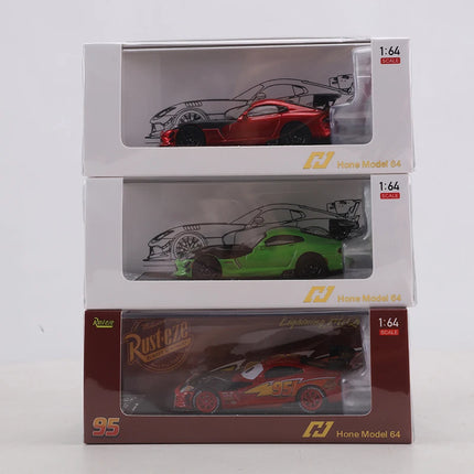 Hone Model 1:64 Dodge Viper ACR Alloy Model Car Magnetically Attracted Engine Hood