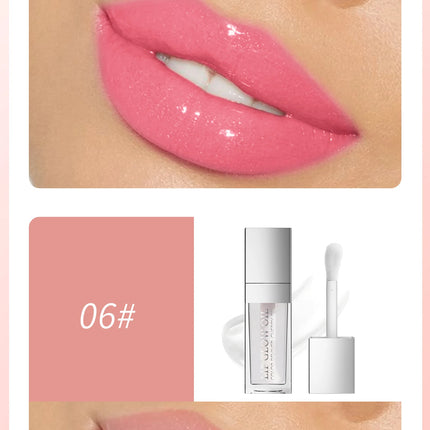 Hellokiss Lip Glow Oil 8ml Glossy Lip Oil Moisturizing Lip Glaze Transparent Lip Balm  Lip Stick Cherry