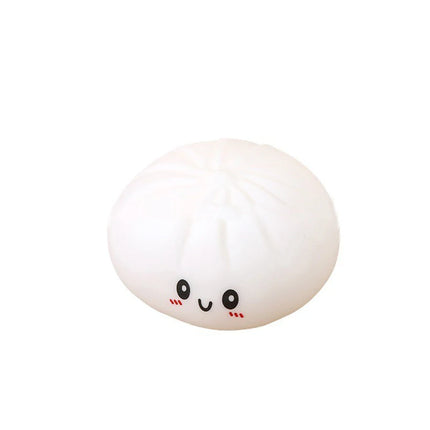 Giant Dumpling Squeeze Toy for Anxiety Relief Soft Steamed Stuffed Bun Simulation Food Fidget Decompression Dough Toy