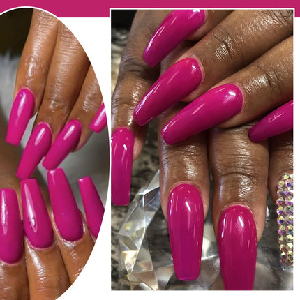 Single-use gel nail polish, 15ml each, requires LED lighting, solid color, a must-have for manicures | Vibrant nail colors | Nai