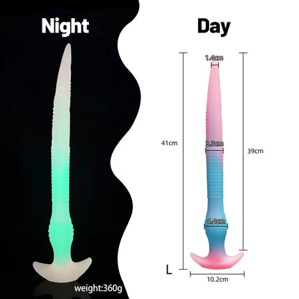 Soft Liquid Silicone Long Tentacles Anal Plugs Suitable for All Players As an Adult Sex Toy Vaginal and Anal Stimulating Device