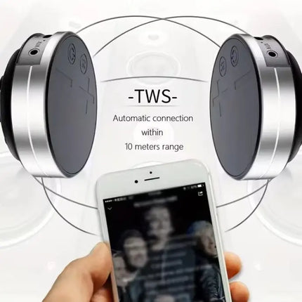 Bone Conduction Wireless Speaker, 5W Surging Sound Quality, Portable and Portable Audio for Kitchen/Bedroom/Outdoor. The Bone Co