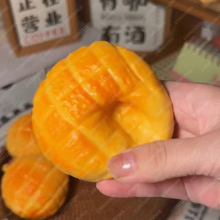 Pineapple Bun Stress Ball Mini Pineapple Bun Crunchy Shapeable Squeeze Ball ASMR Sensory Anti-Stress Fidget Toys for Adults Gift