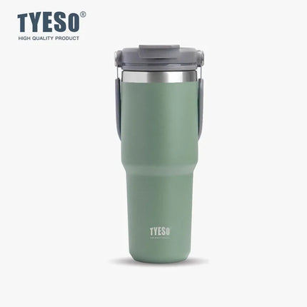 TYESO 600/900/1200ML Travel Coffee Mug Stainless Steel Double Walled Vacuum Water Bottle Tumbler Thermo Bottle Insulated Cup