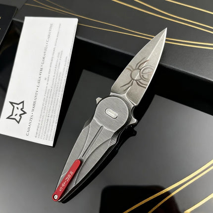 FX-551 - Golden Cricket-shaped folding knife, a portable EDC (Everyday Carry) personalized mini knife, a pocket knife for fruits