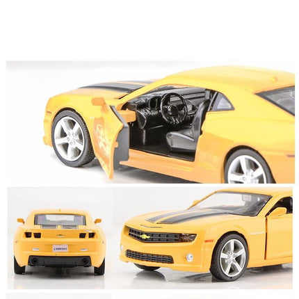 1/36 Chevrolet Camaro Super Sport Toy Car Model 5'' 1:36 RMZ CiTY Diecast Miniature Vehicle Pull Back Collection Gift for Boys
