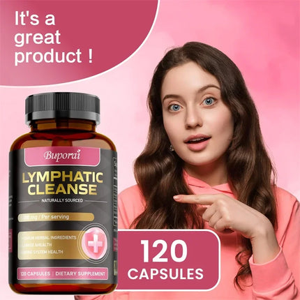Lymphatic Cleanse Supplement - Lymph System Health Support, Cleansing & Detox, Improves Overall Well-being