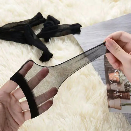 10 pcs Cock Sock Sleeve Men Thong Stockings Socks Man Mesh Pouch Underwear Transparent Erotic Lingerie Jock Sheath Thongs