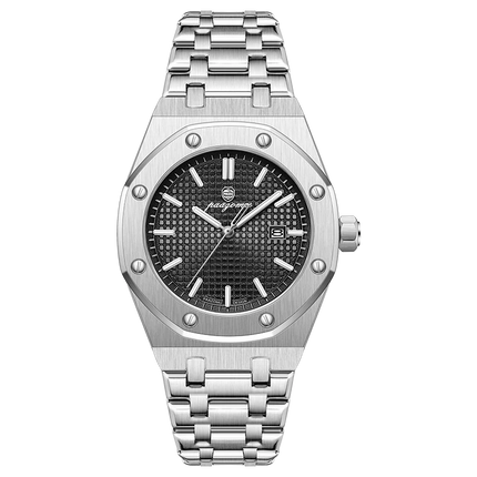 PAAZOMU Luxury Business Men's Wristwatch Waterproof Luminous Date Men's Watch Stainless Steel Fashion Quartz Watches For Men Reloj