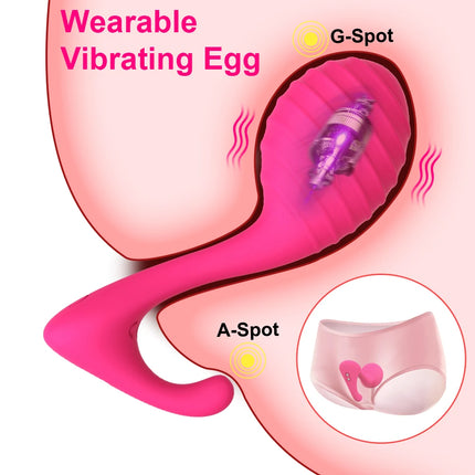 Remote Control Love Egg Vibrator for Women Powerful Vibrating G-Spot Clitoris Stimulator Vaginal Massager Sex Toys for Adults 18