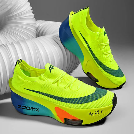 Men Running Shoes Anti Rollover Support Durable Sports Shoes Lightweight Anti Slip Women Professional Racing Running Shoes