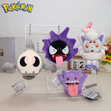 Pokemon Eevee Umbreon Sylveon Espeon Vaporeon Plush Toys Keychain Gengar Duskull Haunter Flareon Stuffed Peluche Doll Gifts Kids