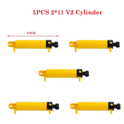 MOC Technical Hose Air Pump Tank Push Rod Putter Switch Piston Compatible With legoeds Pneumatic Parts 9641 42043 47225 61904