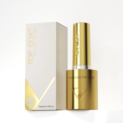 10ml Venalisa Super Glossy Top Coat Hema Free Soak Off UV LED Refillment Diamond Long Wear Anti-Yellow No-Sticky Top Coat