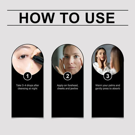 Retinol Wrinkle Remover Cream Shot Tightening Firming Fine Line Enhancer Moisturizing Pore Shrinking Repair Serum Skin Care Set
