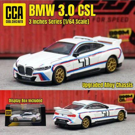 CCA 1/64 Diecast Toy Car Model Display Box Porsche BMW Volkswagen Lamborghini Chevrolet Ford Free Wheels Collection Miniature
