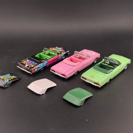 FineWorks 1/64 Impala HZ Exhibition Limited Edition Jumping Car  Painted alloy car mode