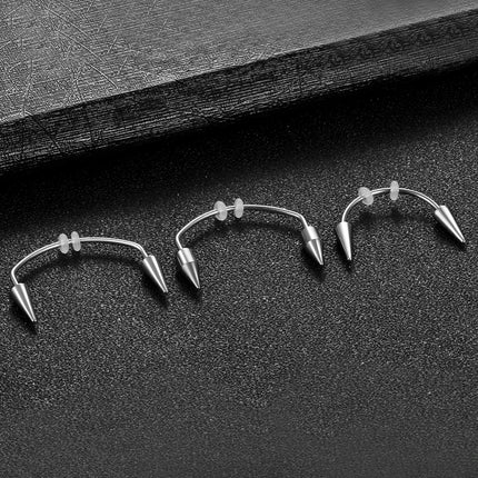 1PC Stainless Steel Piercing Dracula Nail Vampire Zombie Teeth Piercing Jewelry