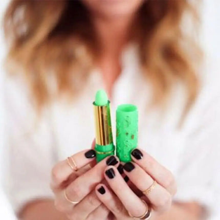 6pc/set Color Changing Lipstick Long Lasting Balm Dark Green Magic Lipgloss Butterfly Lip Tint Cosmetics Makeup Lipstick