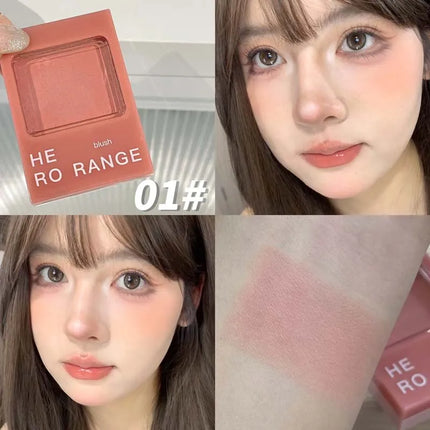 Sweet Orange Blusher Makeup Blush Mashed Potato Latte Nude Cheek Color Face Contour Brighten Lasting Rich Color Rouge Cosmetics