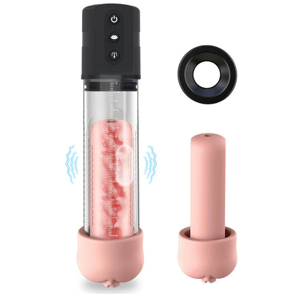 Electric Penis Pump for Enlargement Man Vacuum Pump Enlargement Extend Pump Male Masturbator Penile Bigger Trainer Adult Sex Toy