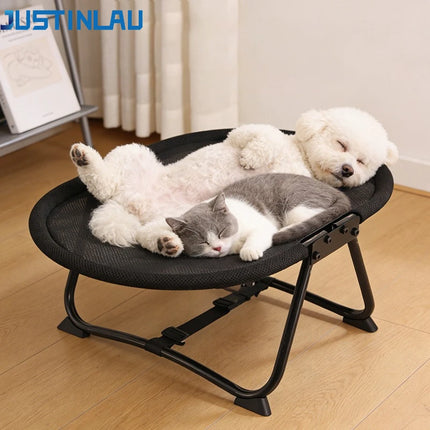 JUSTINLAU Pet Marching Bed Universal for All Seasons Cat Nest Foldable Dog Outgoing Supplies Applicable To Small & Medium-Sized