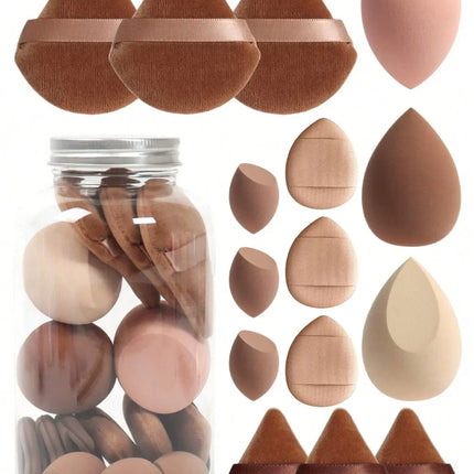 12/15Pcs Makeup Sponge Cosmetic Puff Foundation Sponges Blender Beauty Egg Powder Puffs Women Make Up Accessories Makeup Tools