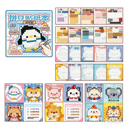 Perler Bead Kit Ultra Sparkle Glitter Sheets & Ironing Paper High Aesthetic Craft Supplies Complete Set of 6 Sheets