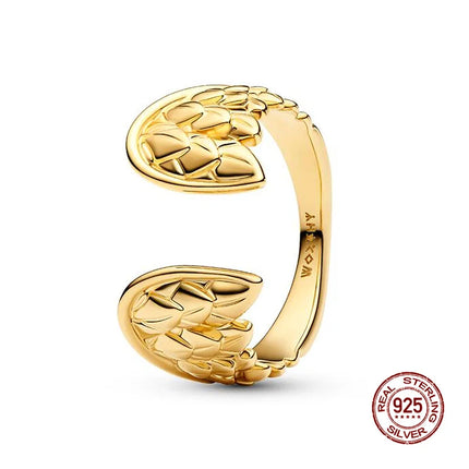 New 925 Silver Sun and Moon Love Princess Zircon Oxide Enamel Heart Love Ring Fashion Fine Jewelry For Women Gift Hypoallergenic