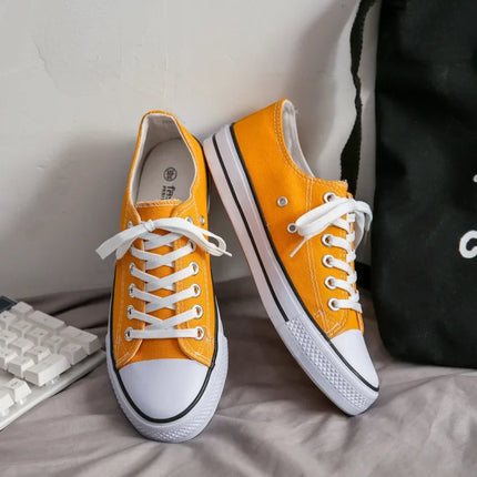 Unisex Casual Canvas Flat Shoes Spring Summer Breathable Rubber Sole Comfortable Slip-On Adults Flat Heel Fashionable Trendy