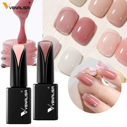 Venalisa15ML Silky Matte TPO FREE Topcoat No Cleaning Nail Lacquer Full Coverage Long Lasting Gorgeous Color Nail Varnish