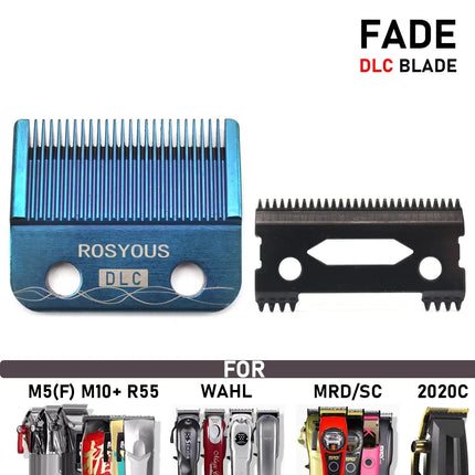 Ultra Thin DLC Blade Replacement Compatible with Madeshow WAHL MRD Gamma SC JRL KM-90-4 Professional Hair Clippers