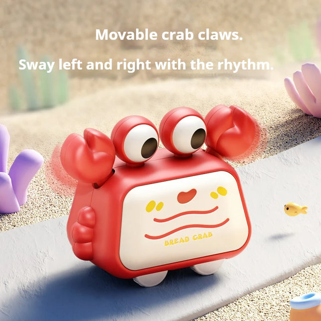 Double Force Walking Crawling Crab Baby Sensory Toys Infant Learning Crawl Development Baby Interactive Walking Tummy Time