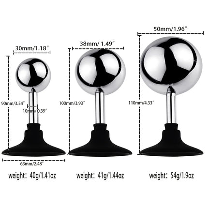 Stainless Steel Anal Plug Hollow Ultra Light Butt Plug Detachable Hollow Design Anal Plug Massager Dilator Masturbation Ass Plug