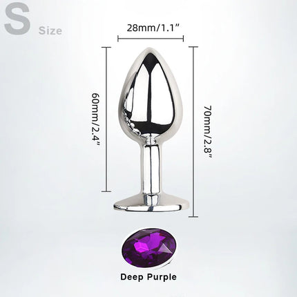 Sex Shop 5 Sizes Metal Butt Plug Fetish Fox Tail Intimate Toys Bdsm Anal Extender Dilator Products Erotic Games Goods For Adults