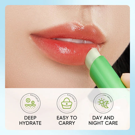 SADOER Aloe Vera Lip Balm- Lasting Moisturizing & Repairing Lip Care For Men And Women - Daily Care Lip Balm