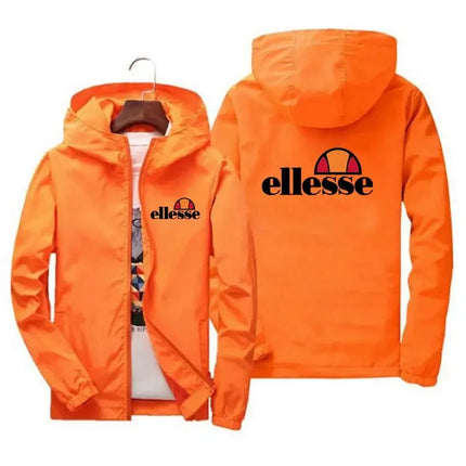 Spring Autumn New Windbreaker Mountaineering Raincoat Printed Letters Men's Jacket Coat Fashion Outdoor Sports Casual Thin Jacke