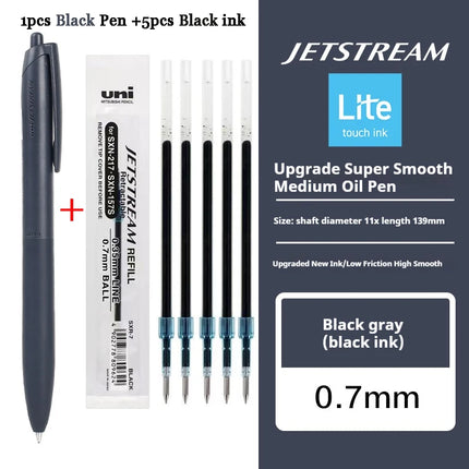 New Uni Jetstream Ballpoint Pen Lite Touch Ink Anti-slip Ultra Smooth Quiet Writing Gel Pens Limited Quality Japanese Stationery